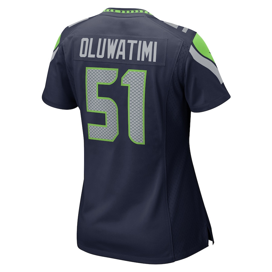 Olu Oluwatimi 51 Seattle Seahawks Women's Game Jersey - College Navy JS2791 nicesnker - Image 3