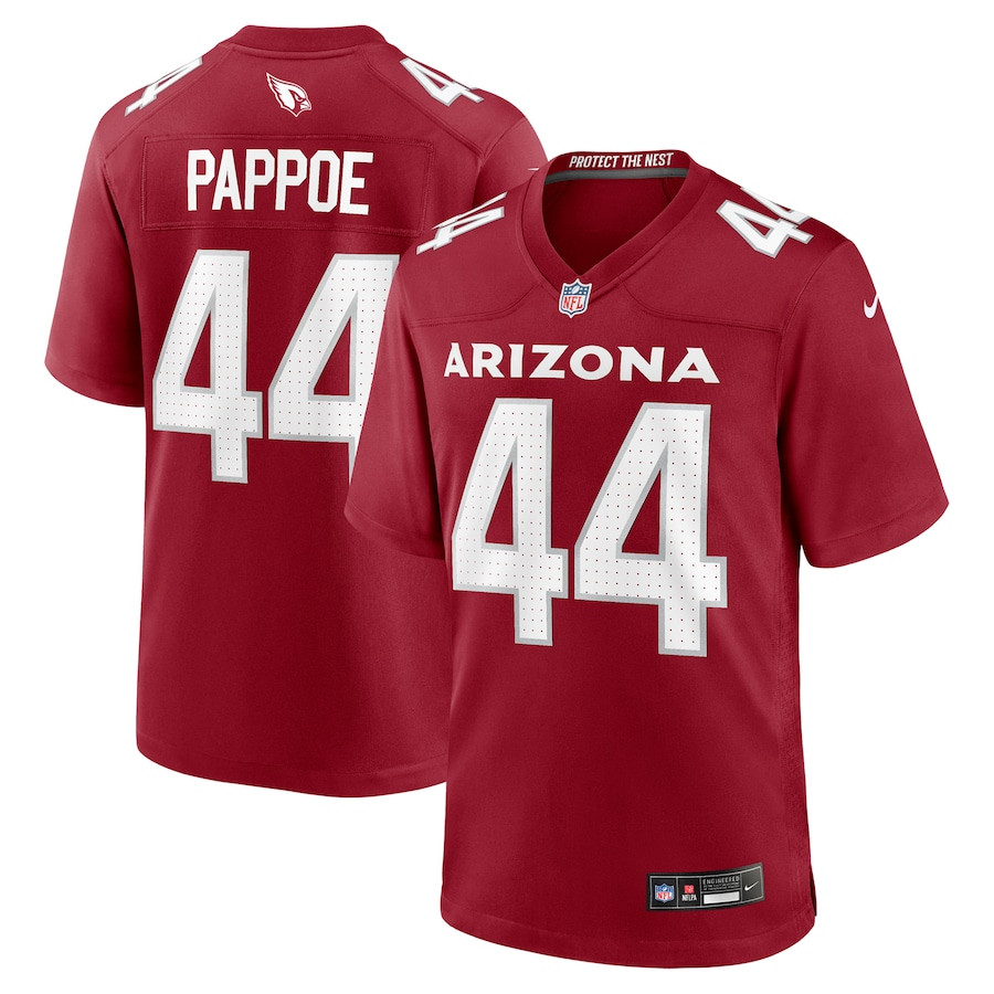 Owen Pappoe 44 Arizona Cardinals Team Game Men Jersey - Cardinal JS6590 nicesnker