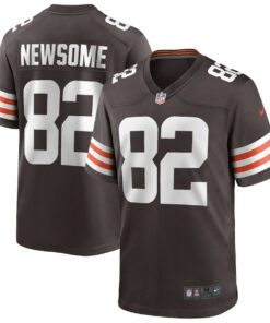 Ozzie Newsome 82 Cleveland Browns Men Game Retired Jersey - Brown JS1366 nicesnker