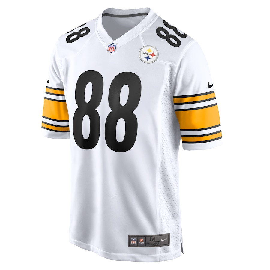 Pat Freiermuth 88 Pittsburgh Steelers Men Game Jersey - White JS8911 nicesnker - Image 2