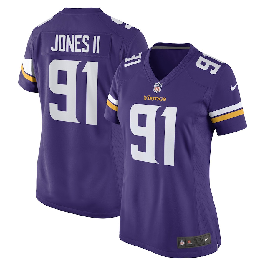 Patrick Jones II 91 Minnesota Vikings Women Game Jersey - Purple JS8586 nicesnker