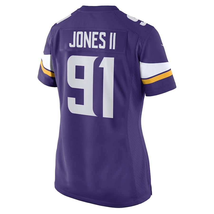 Patrick Jones II 91 Minnesota Vikings Women Game Jersey - Purple JS8586 nicesnker - Image 3