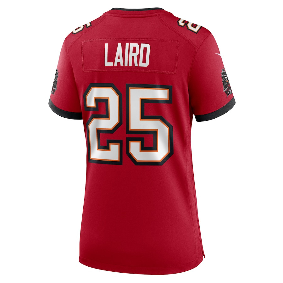 Patrick Laird 25 Tampa Bay Buccaneers Women Game Jersey - Red JS1519 nicesnker - Image 3