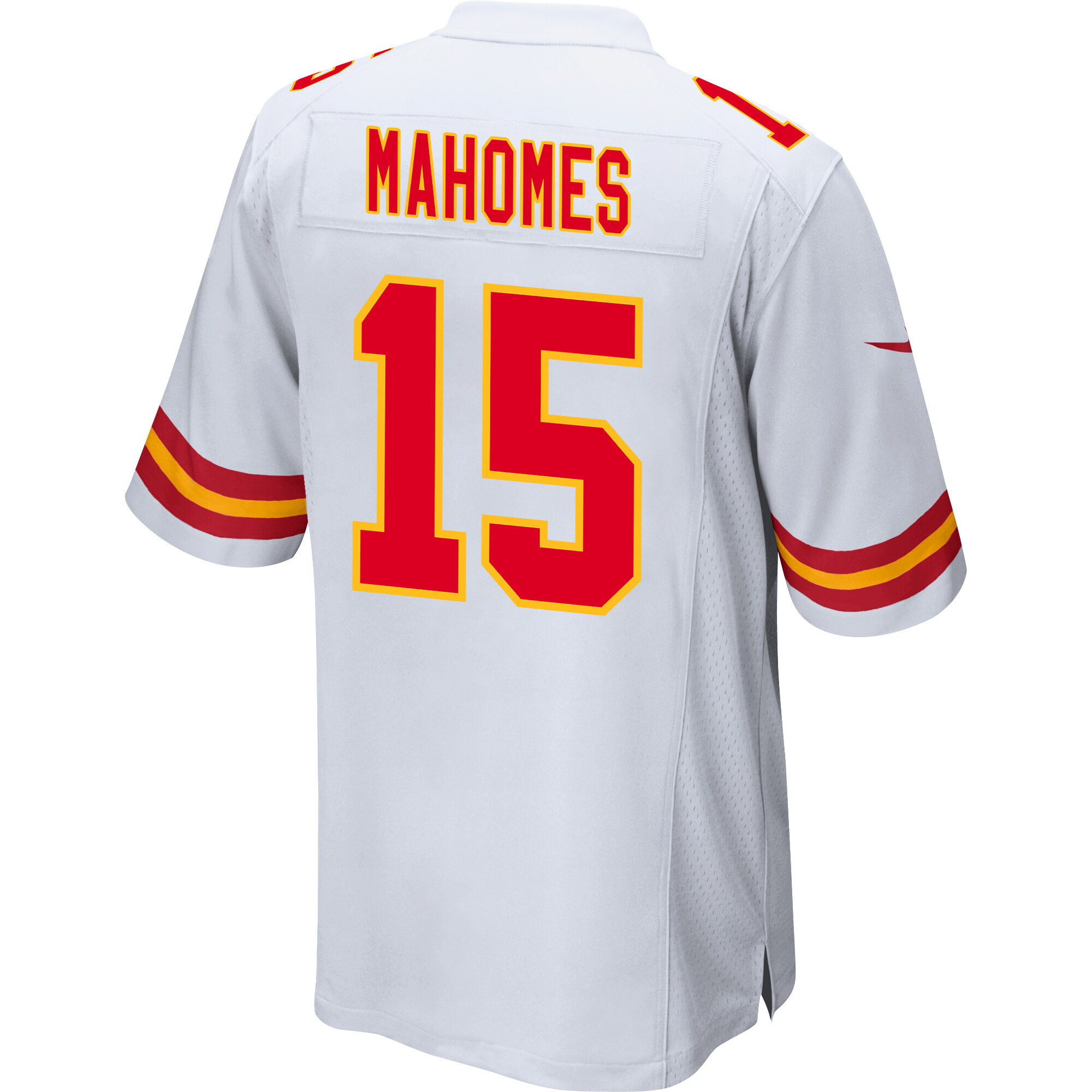 Patrick Mahomes 15 Kansas City Chiefs AFC Champions Patch Game Men Jersey - White JS6413 nicesnker - Image 3