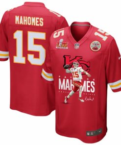 Patrick Mahomes 15 Kansas City Chiefs Magician Game Men Jersey - Red JS5136 nicesnker