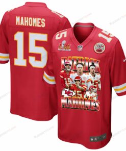 Patrick Mahomes 15 Kansas City Chiefs PatomicBomb Game Men Jersey - Red JS9800 nicesnker