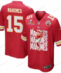 Patrick Mahomes 15 Kansas City Chiefs The Best Player Game Men Jersey - Red JS4831 nicesnker