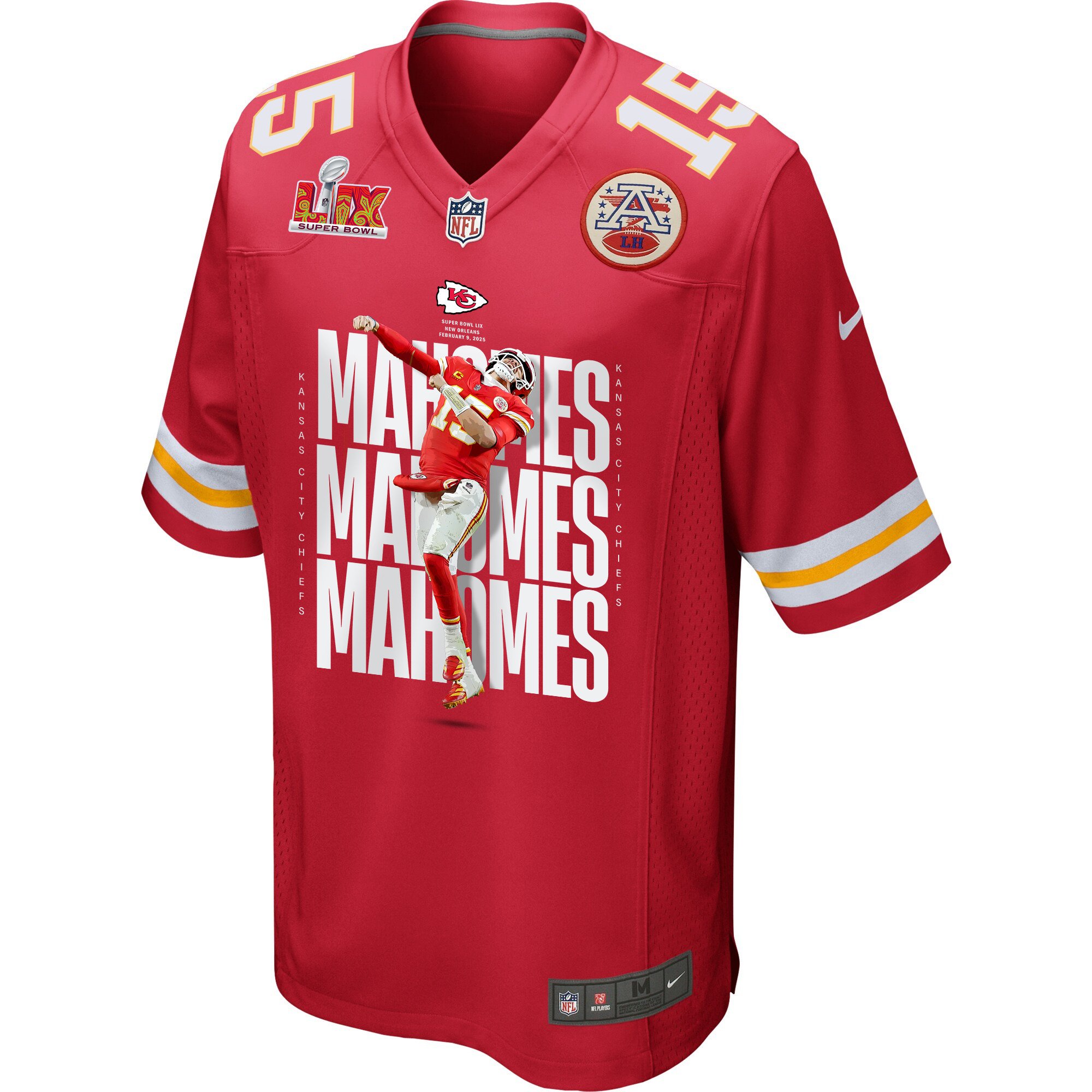 Patrick Mahomes 15 Kansas City Chiefs The Best Player Game Men Jersey - Red JS4831 nicesnker - Image 2
