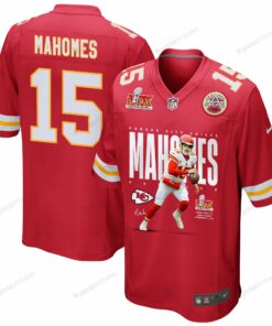 Patrick Mahomes 15 Kansas City Chiefs The Hero Game Men Jersey - Red JS8515 nicesnker