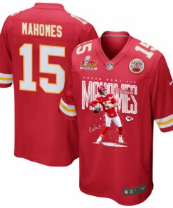Patrick Mahomes 15 Kansas City Chiefs Throw The Ball Game Men Jersey - Red JS4431 nicesnker