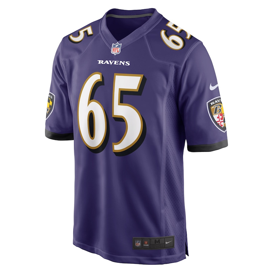 Patrick Mekari 65 Baltimore Ravens Men Game Jersey - Purple JS2664 nicesnker - Image 2