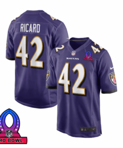 Patrick Ricard 42 Baltimore Ravens 2025 Pro Bowl Patch Game Men Jersey - Purple JS9904 nicesnker