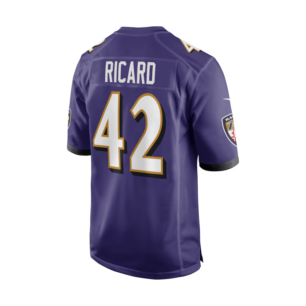 Patrick Ricard 42 Baltimore Ravens 2025 Pro Bowl Patch Game Men Jersey - Purple JS9904 nicesnker - Image 3