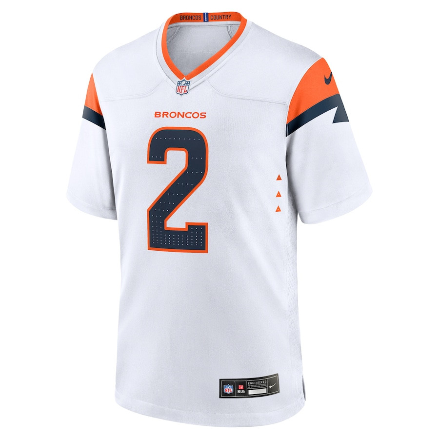 Patrick Surtain II 2 Denver Broncos Game Men Jersey - White JS3986 nicesnker - Image 2