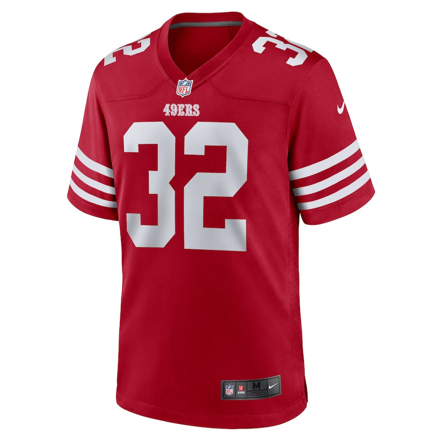 Patrick Taylor Jr. 32 San Francisco 49ers Team Game Men Jersey - Scarlet JS1539 nicesnker - Image 2
