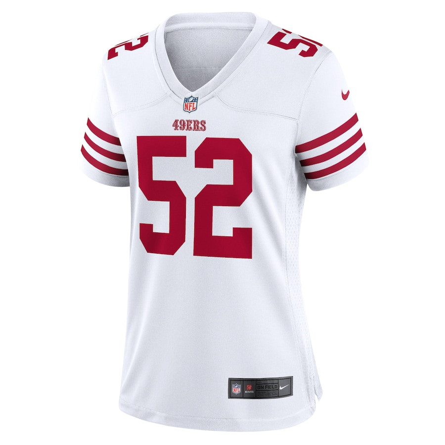 Patrick Willis 52 San Francisco 49ers Women Retired Game Jersey - White JS8428 nicesnker - Image 2