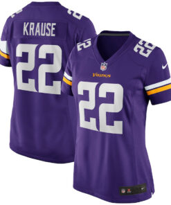 Paul Krause 22 Minnesota Vikings Women Game Retired Jersey - Purple JS9738 nicesnker