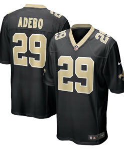 Paulson Adebo 29 New Orleans Saints Men Game Jersey - Black JS8101 nicesnker