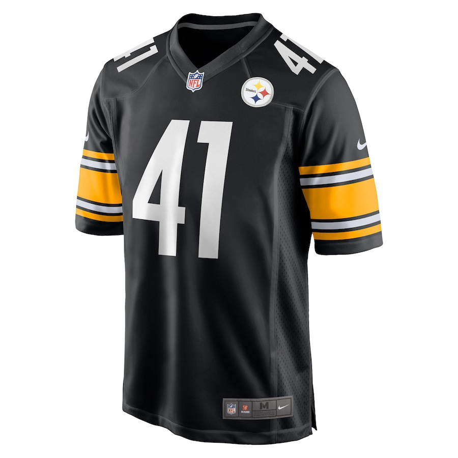 Payton Wilson 41 Pittsburgh Steelers Game Men Jersey - Black JS4201 nicesnker - Image 2
