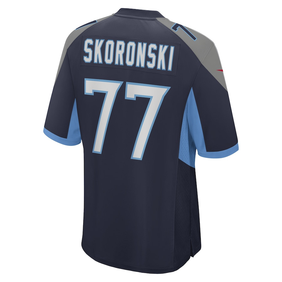 Peter Skoronski 77 Tennessee Titans Game Men Jersey - Navy JS9029 nicesnker - Image 3
