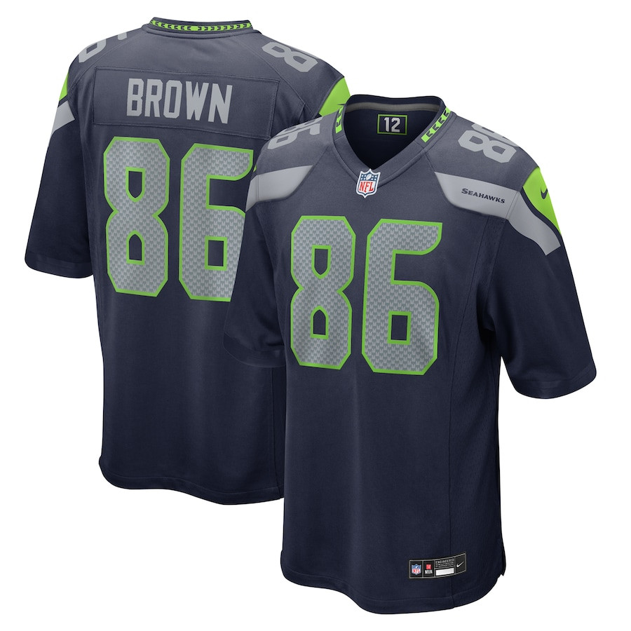Pharaoh Brown 86 Seattle Seahawks Game Men Jersey - College Navy JS5875 nicesnker