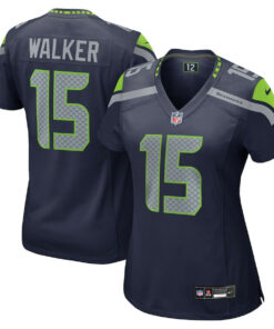 P.J. Walker 15 Seattle Seahawks Women's Game Jersey - College Navy JS9792 nicesnker