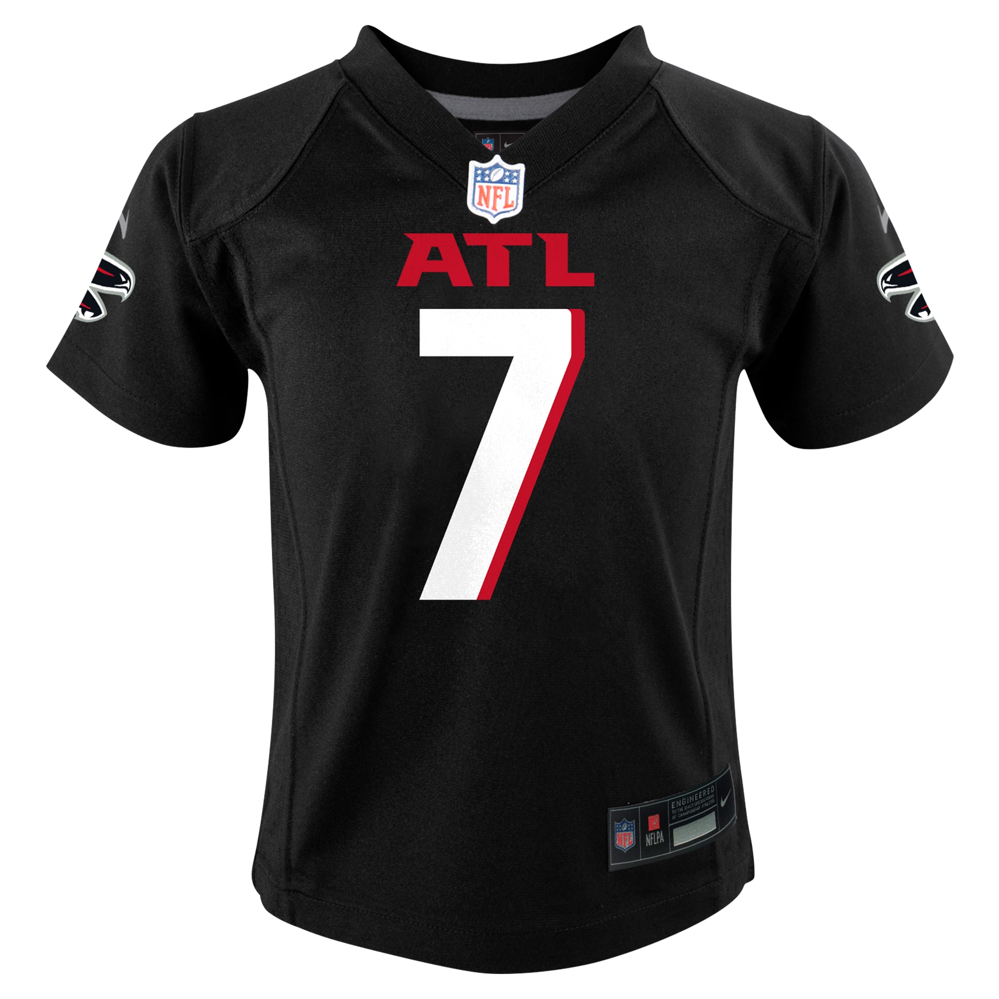 Preschool Atlanta Falcons Bijan Robinson Black Player Game Jersey JS1753 nicesnker - Image 2