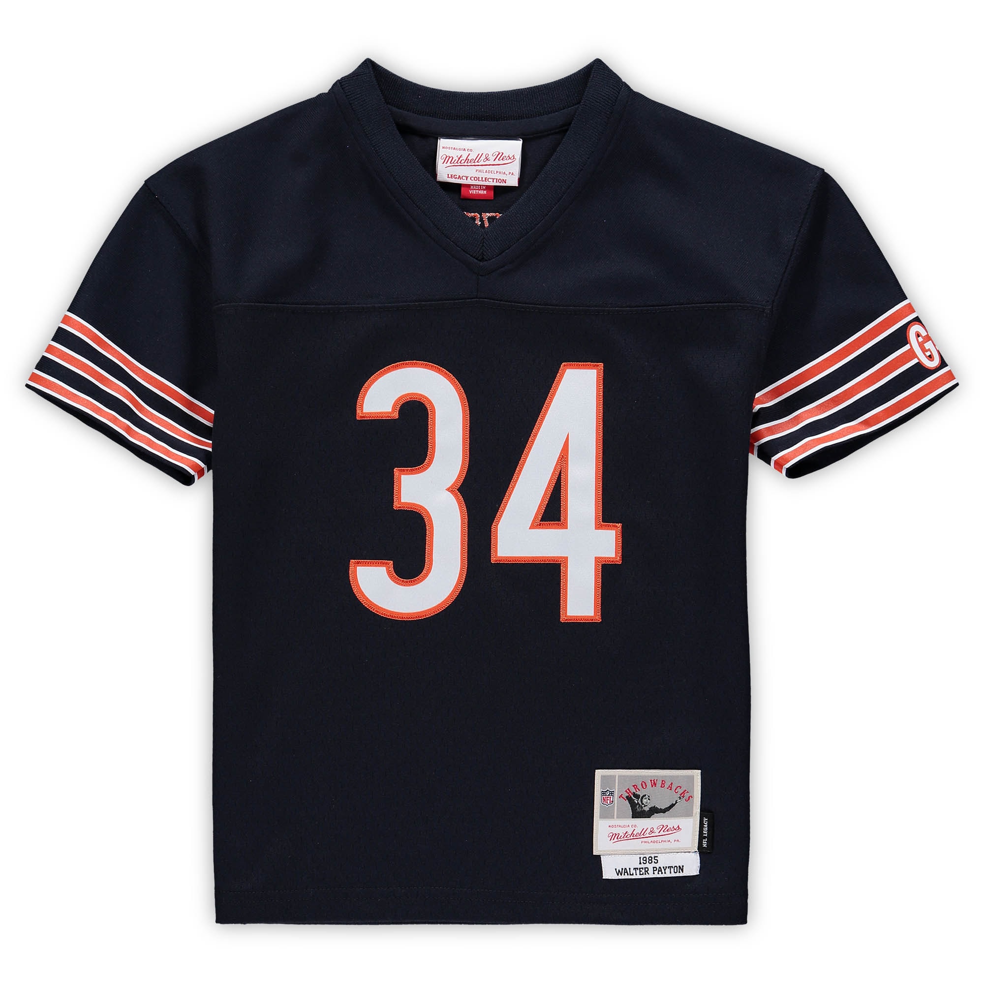 Preschool Chicago Bears Walter Payton Mitchell & Ness Navy Retired Legacy Jersey JS4889 nicesnker - Image 2