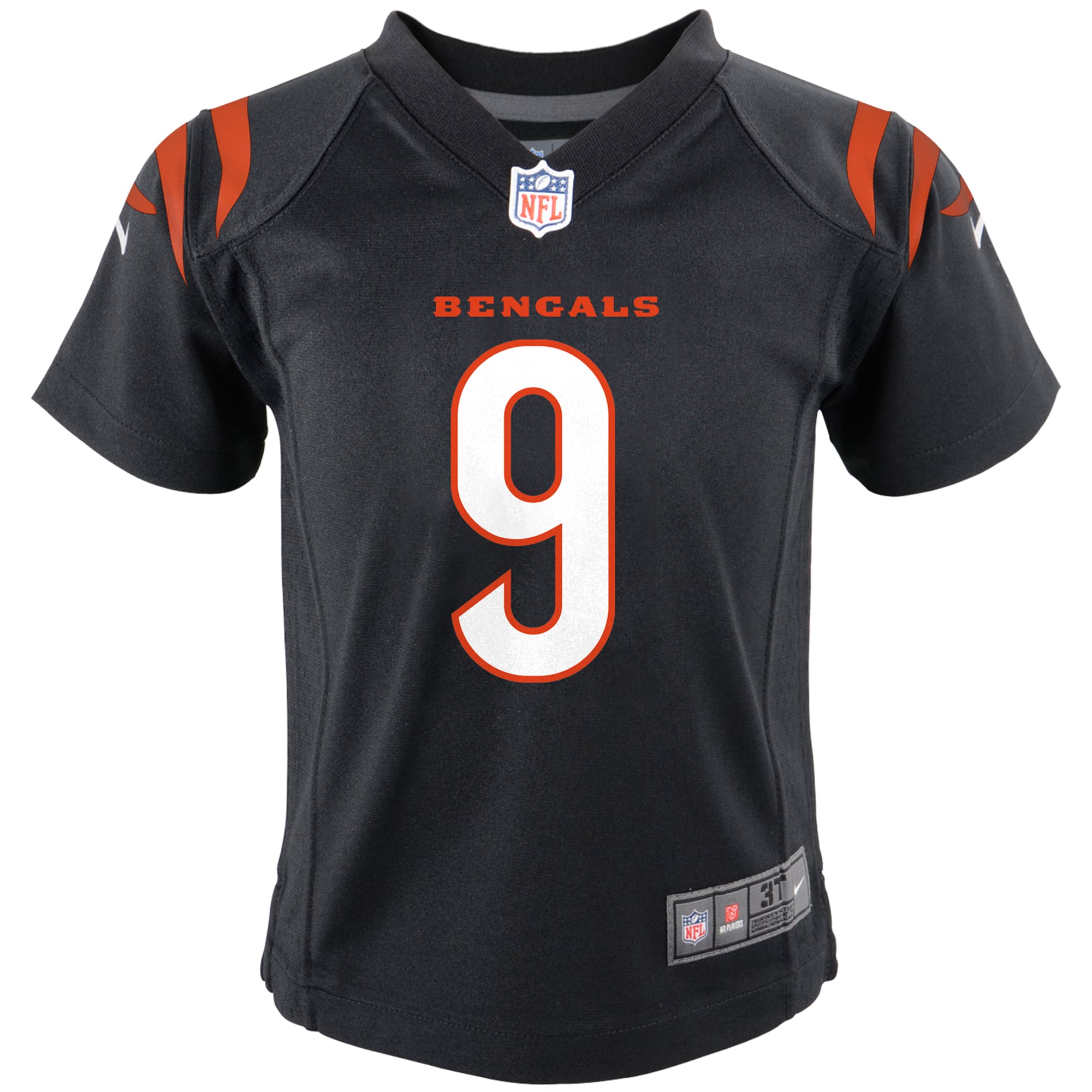 Preschool Cincinnati Bengals Joe Burrow Black Game Jersey JS3010 nicesnker - Image 2
