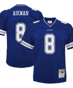 Preschool Dallas Cowboys Troy Aikman Mitchell & Ness Navy 1996 Retired Player Legacy Jersey JS4155 nicesnker