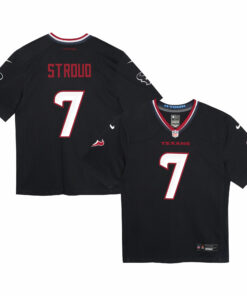 Preschool Houston Texans C.J. Stroud Navy Game Jersey JS1511 nicesnker