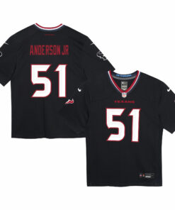 Preschool Houston Texans Will Anderson Jr. Navy Game Jersey JS7596 nicesnker