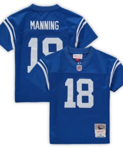 Preschool Indianapolis Colts Peyton Manning Mitchell & Ness Royal Retired Legacy Jersey JS5347 nicesnker