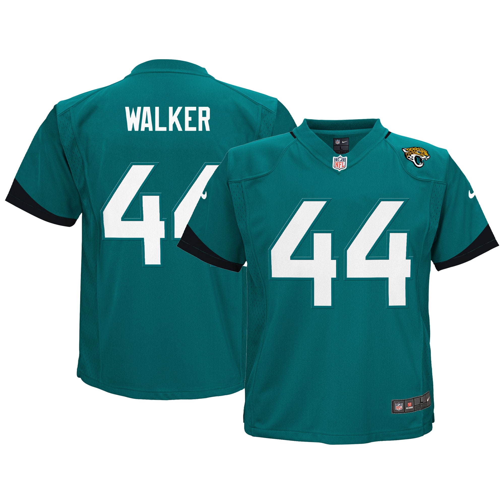 Preschool Jacksonville Jaguars Travon Walker Teal Game Jersey JS5874 nicesnker