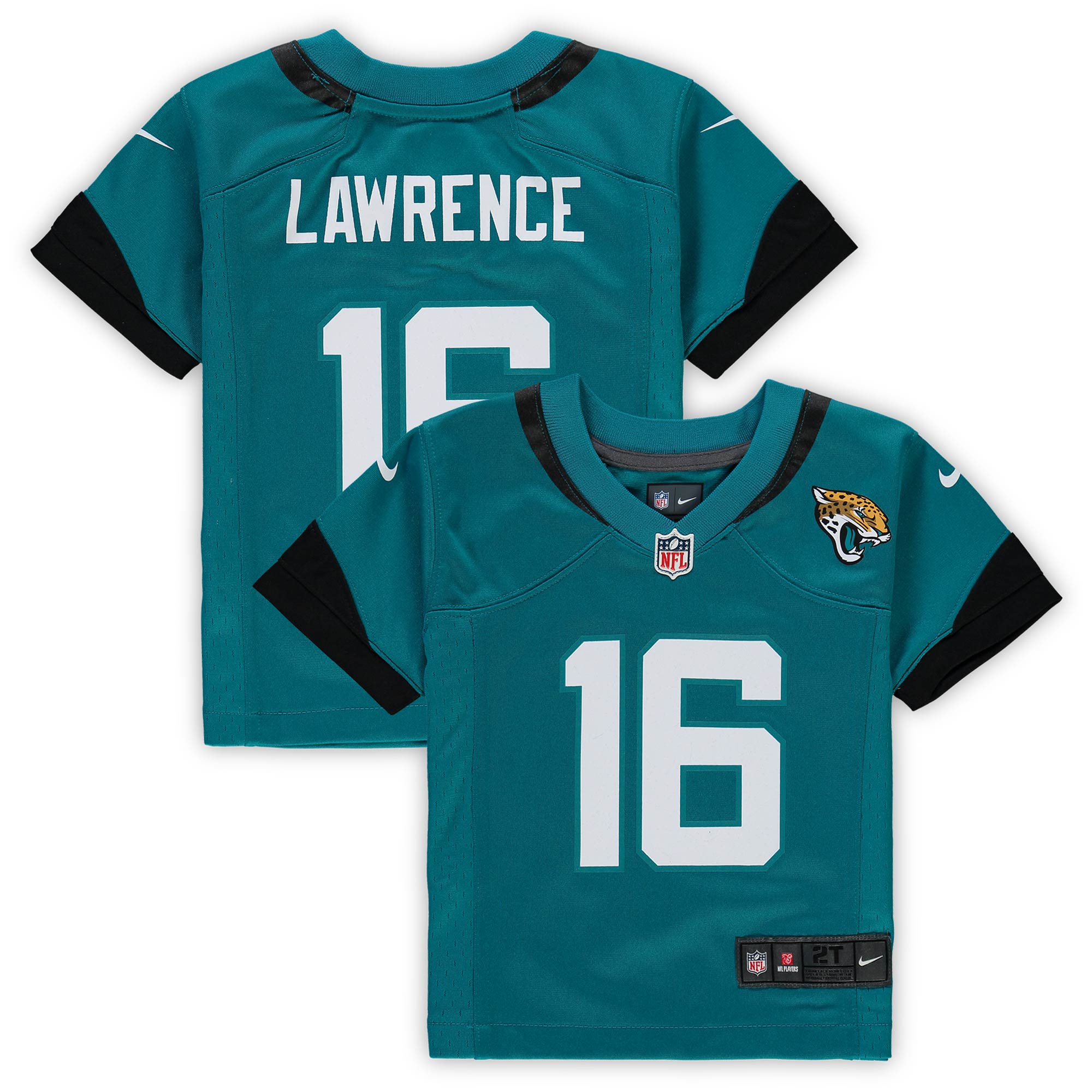 Preschool Jacksonville Jaguars Trevor Lawrence Teal Game Jersey JS5902 nicesnker