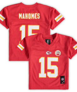 Preschool Kansas City Chiefs Patrick Mahomes Red Player Jersey JS5600 nicesnker