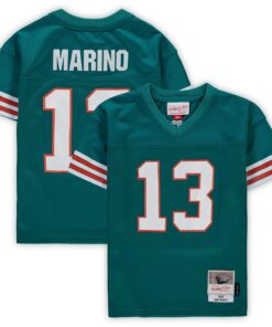 Preschool Miami Dolphins Dan Marino Mitchell & Ness Aqua 1984 Retired Legacy Jersey JS2062 nicesnker