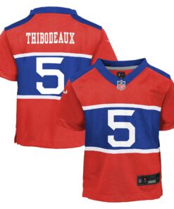 Preschool New York Giants Kayvon Thibodeaux Century Red Alternate Player Game Jersey JS1585 nicesnker