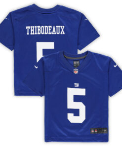 Preschool New York Giants Kayvon Thibodeaux Royal Game Jersey JS2982 nicesnker