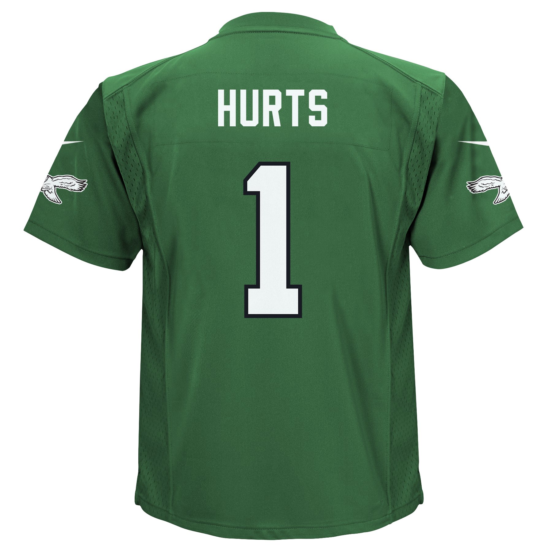 Preschool Philadelphia Eagles Jalen Hurts Kelly Green Game Jersey JS6820 nicesnker - Image 3