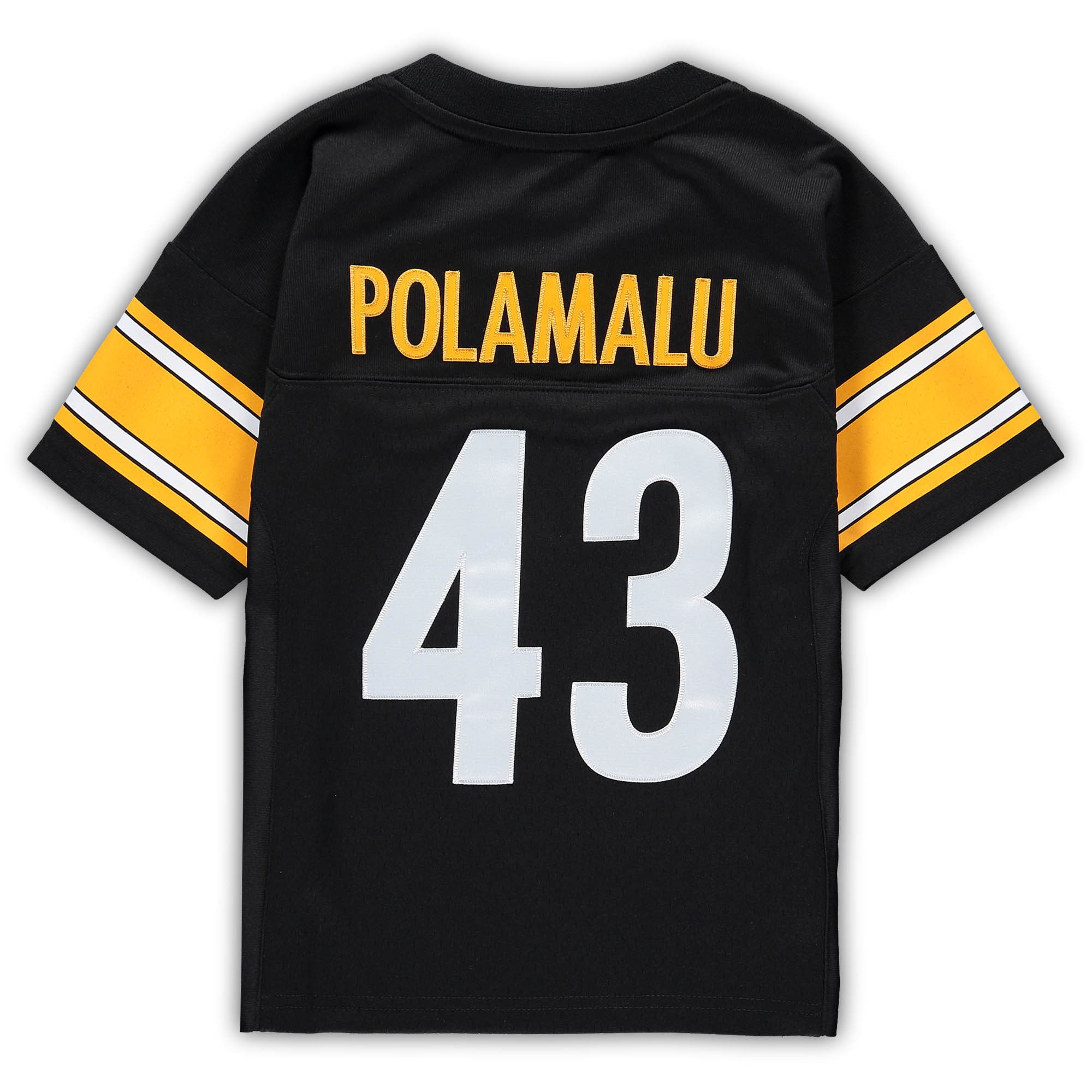 Preschool Pittsburgh Steelers Troy Polamalu Mitchell & Ness Black Retired Legacy Jersey JS2853 nicesnker - Image 3