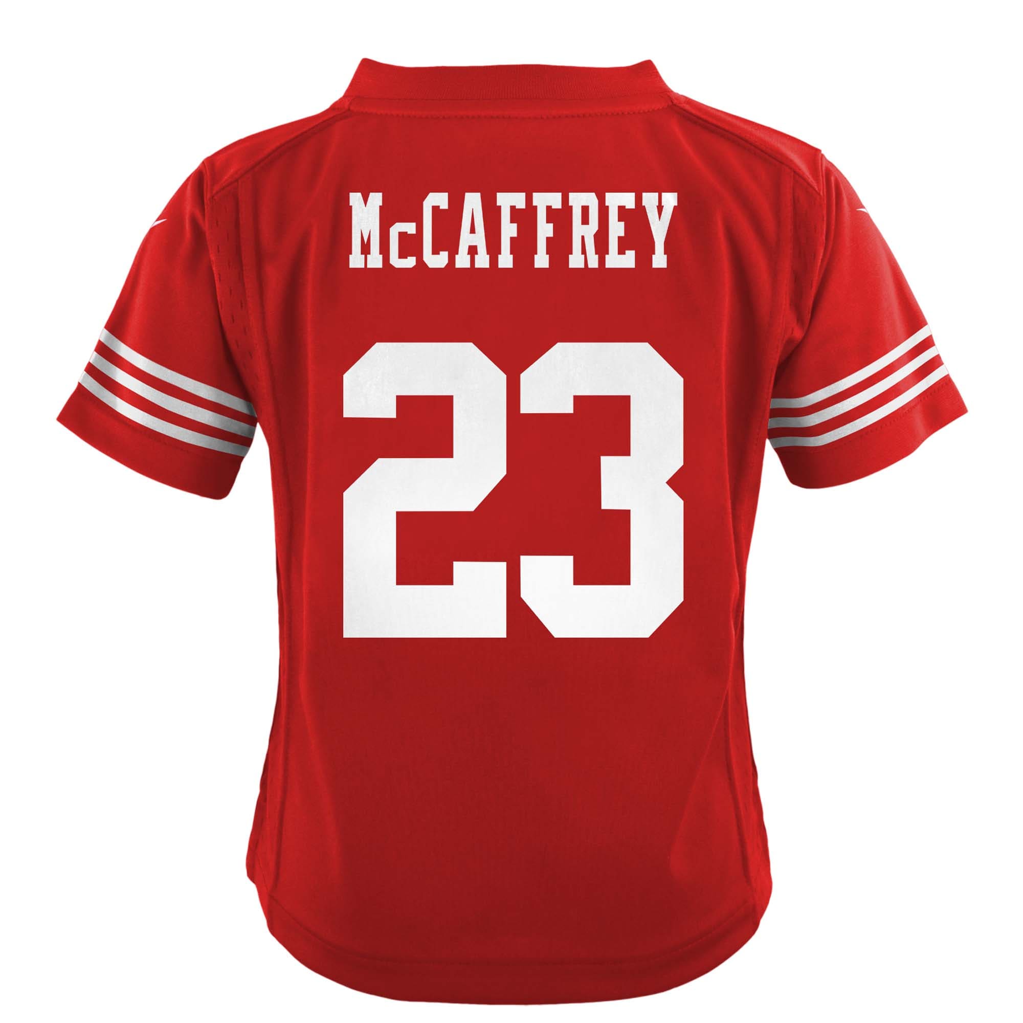 Preschool San Francisco 49ers Christian McCaffrey Scarlet Player Game Jersey JS4913 nicesnker - Image 3