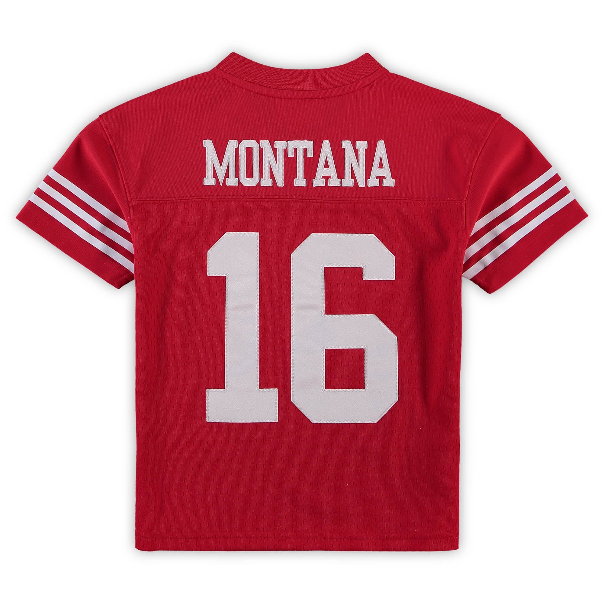 Preschool San Francisco 49ers Joe Montana Mitchell & Ness Scarlet 1990 Retired Player Legacy Jersey JS2174 nicesnker - Image 3