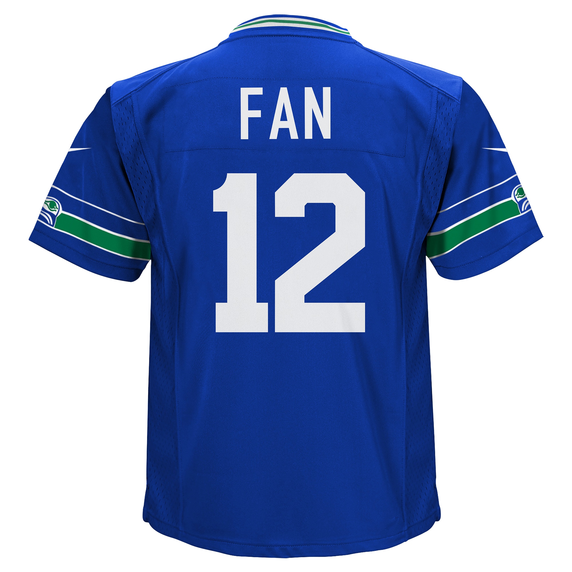 Preschool Seattle Seahawks 12th Fan Royal Alternate Game Jersey JS7131 nicesnker - Image 3