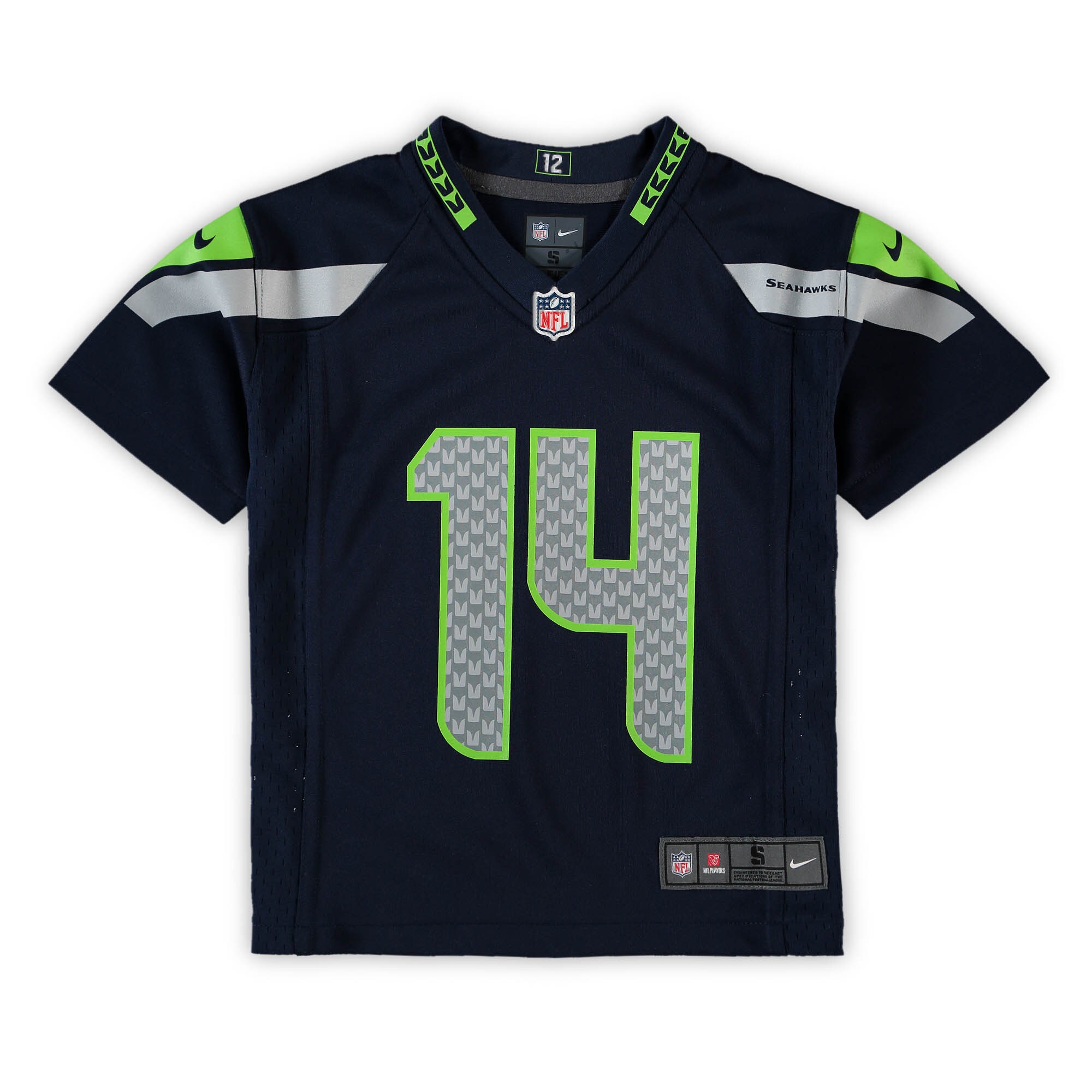 Preschool Seattle Seahawks DK Metcalf Navy Game Jersey JS2659 nicesnker - Image 2