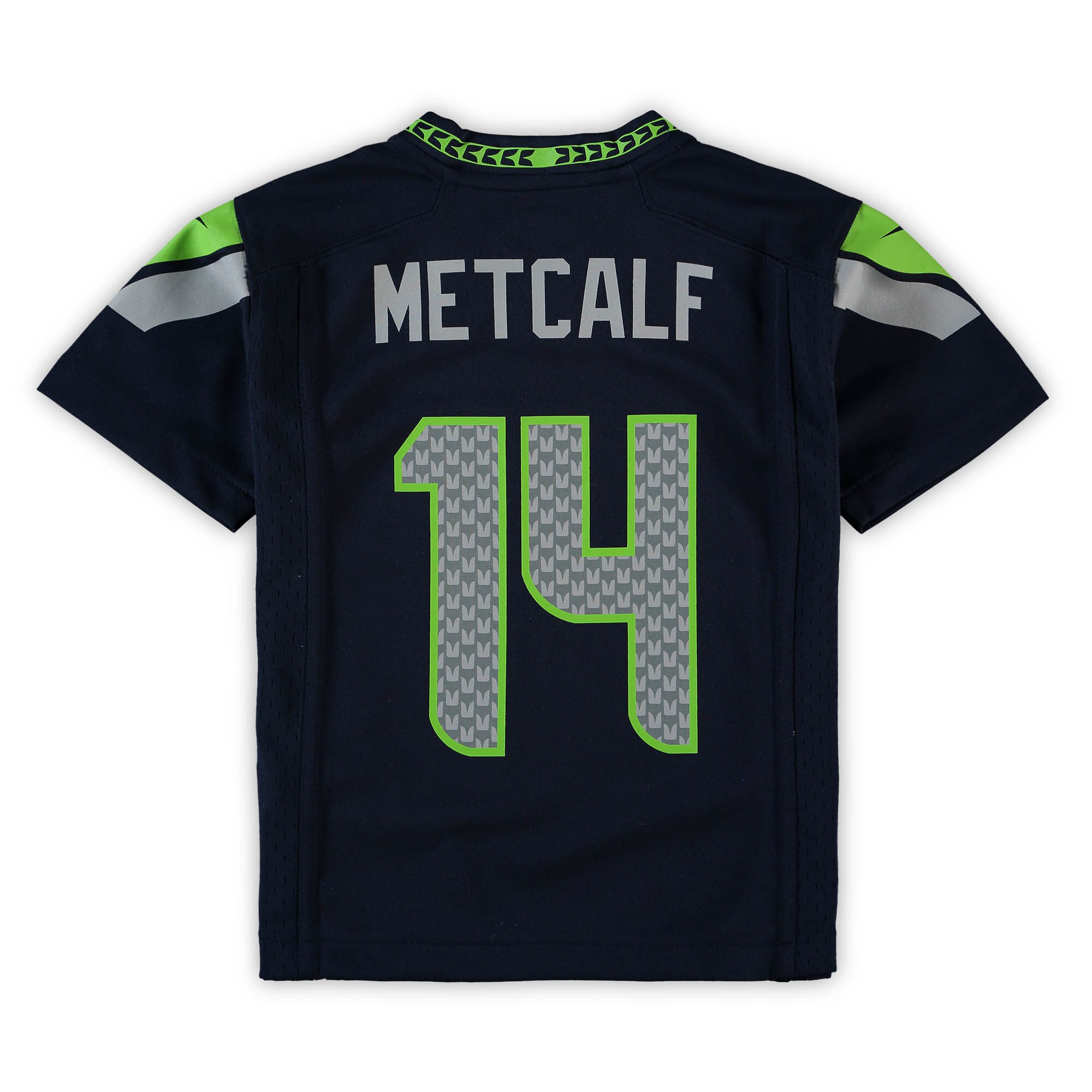 Preschool Seattle Seahawks DK Metcalf Navy Game Jersey JS2659 nicesnker - Image 3