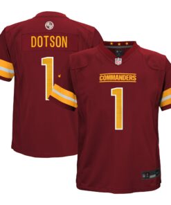Preschool Washington Commanders Jahan Dotson Burgundy Game Jersey JS2909 nicesnker