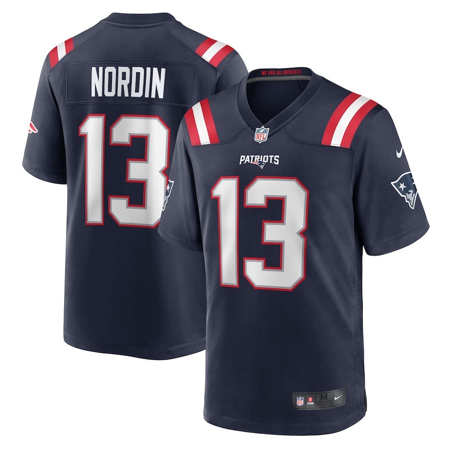 Quinn Nordin 13 New England Patriots Game Men Jersey - Navy JS6101 nicesnker