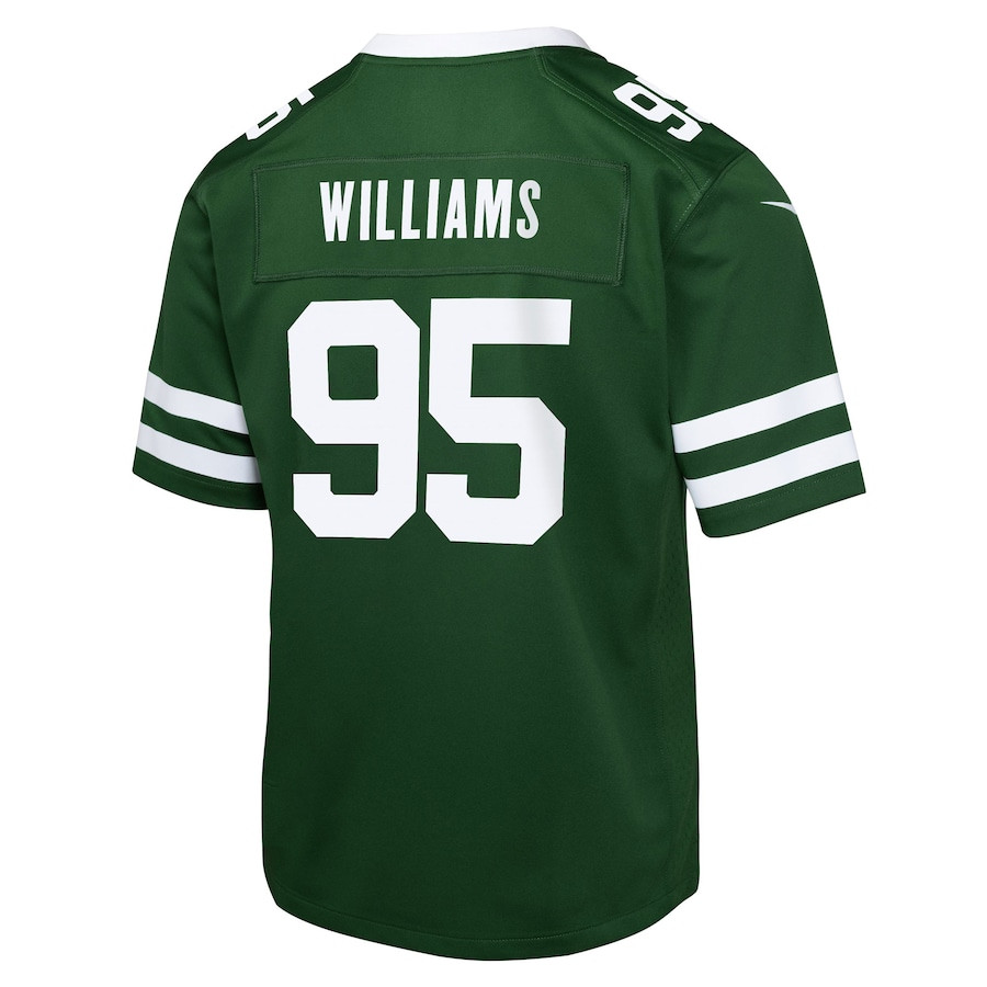 Quinnen Williams 95 New York Jets Game YOUTH Jersey - Legacy Green JS4100 nicesnker - Image 3