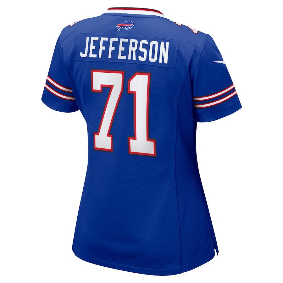 Quinton Jefferson 71 Buffalo Bills Women's Game Jersey - Royal JS4083 nicesnker - Image 3